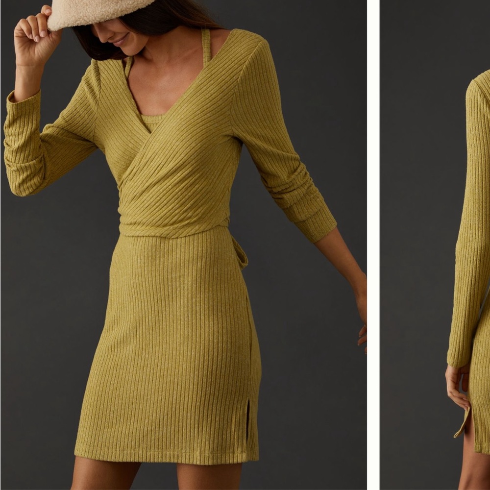 Daily Practice by Anthropologie Two-Piece Top and Dress Set NWT